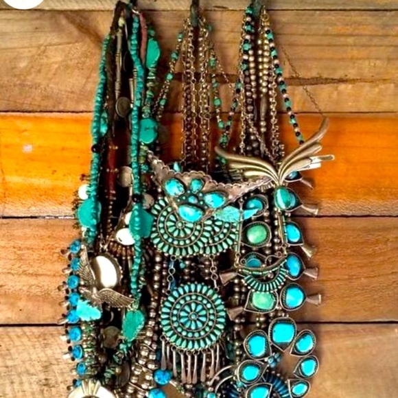 Artisan Crafted Turquoise Vegan Leather Western, Boho Style Bracelet - Picture 8 of 8